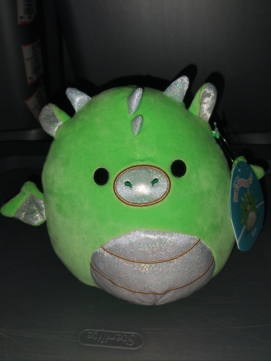 Squishmallows Other - Dragon Squishmallow Eyk Plush Toy 7.5 Inch Green